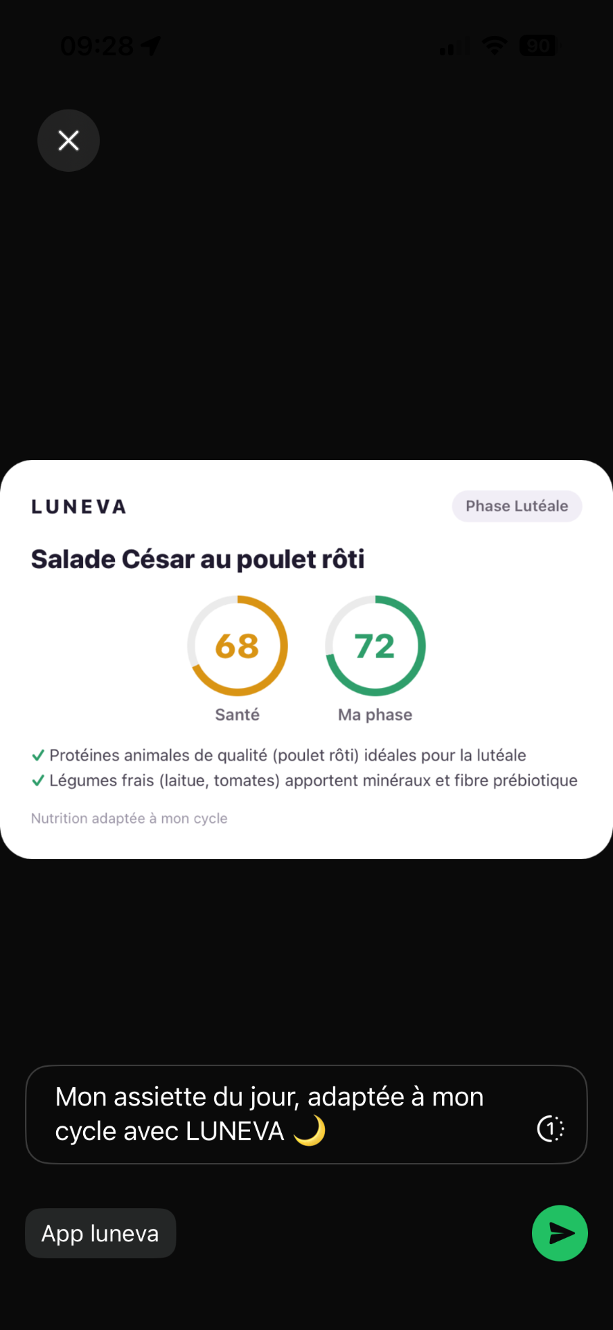 Carte de partage LUNEVA